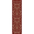 Concord Global 2 ft. 3 in. x 7 ft. 7 in. Jewel Damask - Red 49402